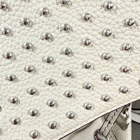 MICHAEL Michael Kors Bristol Medium Studded Leather Backpack Soft Beige Bag main image 15